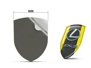 Lexus Decalcomanie Auto su Misura Resistenti Pregiate Pro